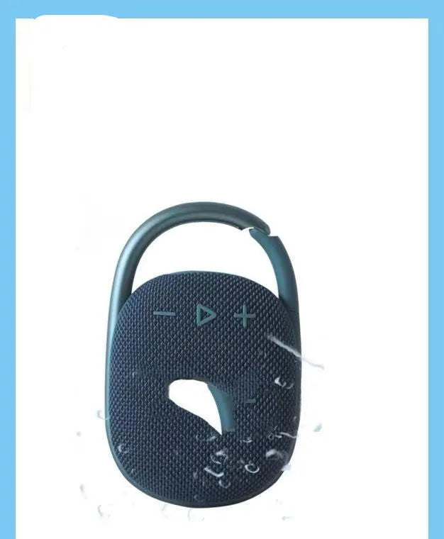 Compact portable Bluetooth wireless speaker in one of six colour options: black, blue, green, pink, red, or silver grey.