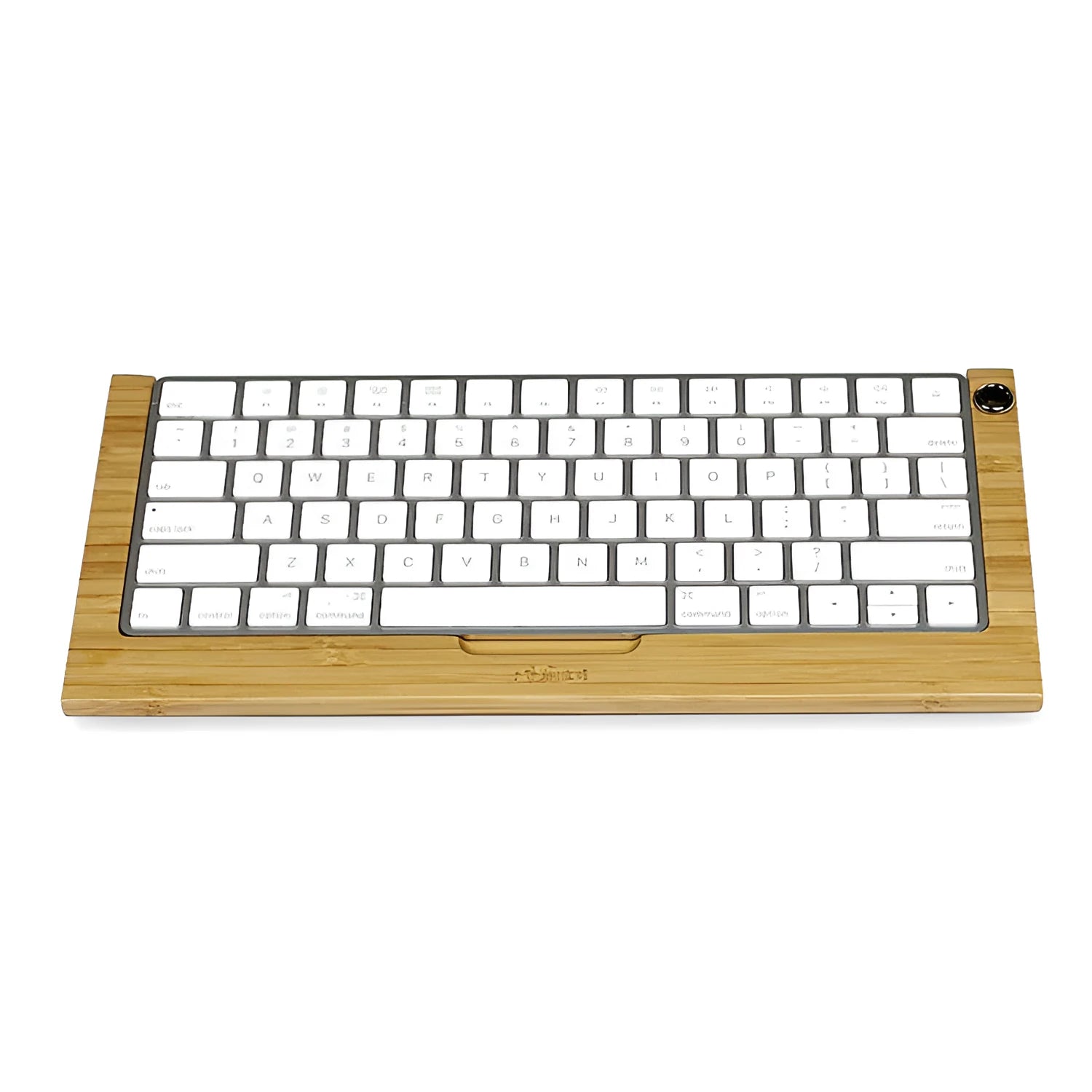 Bamboo Apple Bluetooth keyboard carrier stand for Generation 2 keyboard