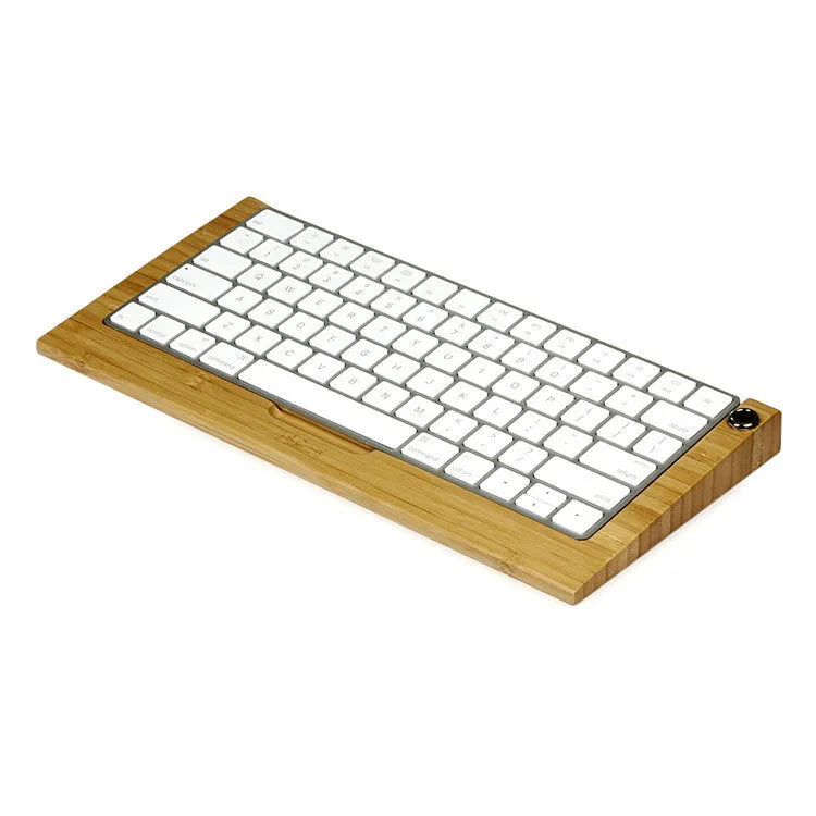 Bamboo Apple Bluetooth keyboard carrier stand for Generation 2 keyboard