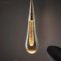 Postmodern crystal chandelier single head short design with 27cm height and adjustable cord