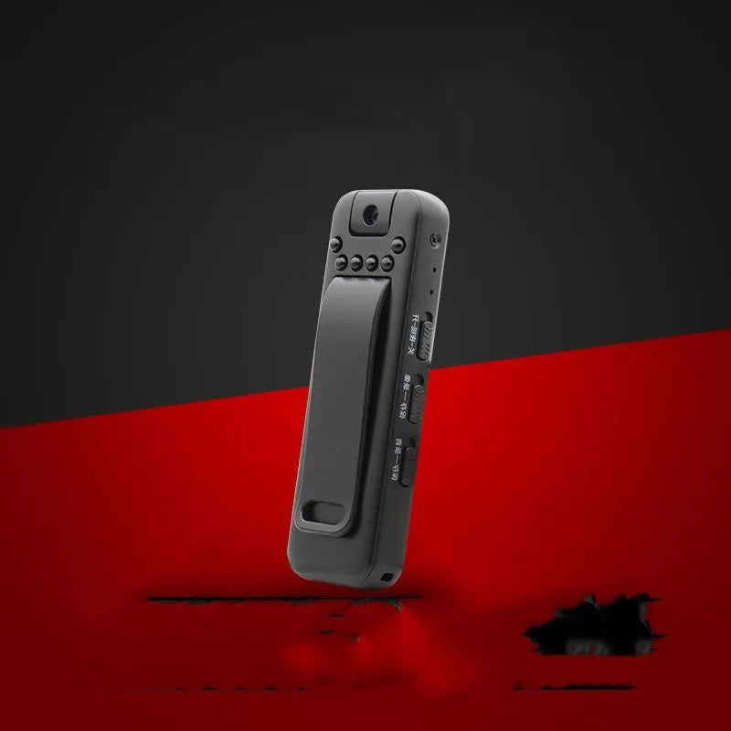 Black high-definition portable sports camera with HD night vision, USB 2.0 interface, 80mm height, multiple memory options