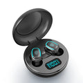 True wireless stereo Bluetooth 5.0 earbuds with charging case in white, black or red colours