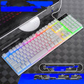 Manipulator Feel wired gaming keyboard and mouse set in black or white colour options