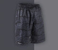 Men's quick-dry surfing beach shorts in Blue Hawaii, waterproof anti-friction with mesh lining