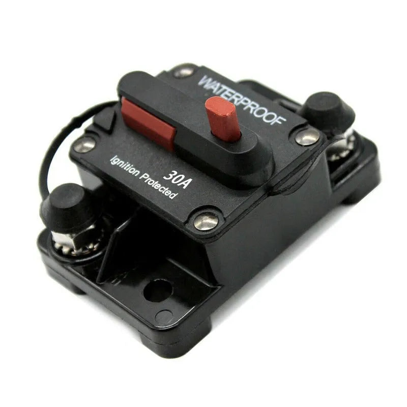 Self-recovery circuit breaker car fuse overload protection manual reset 30A to 300A