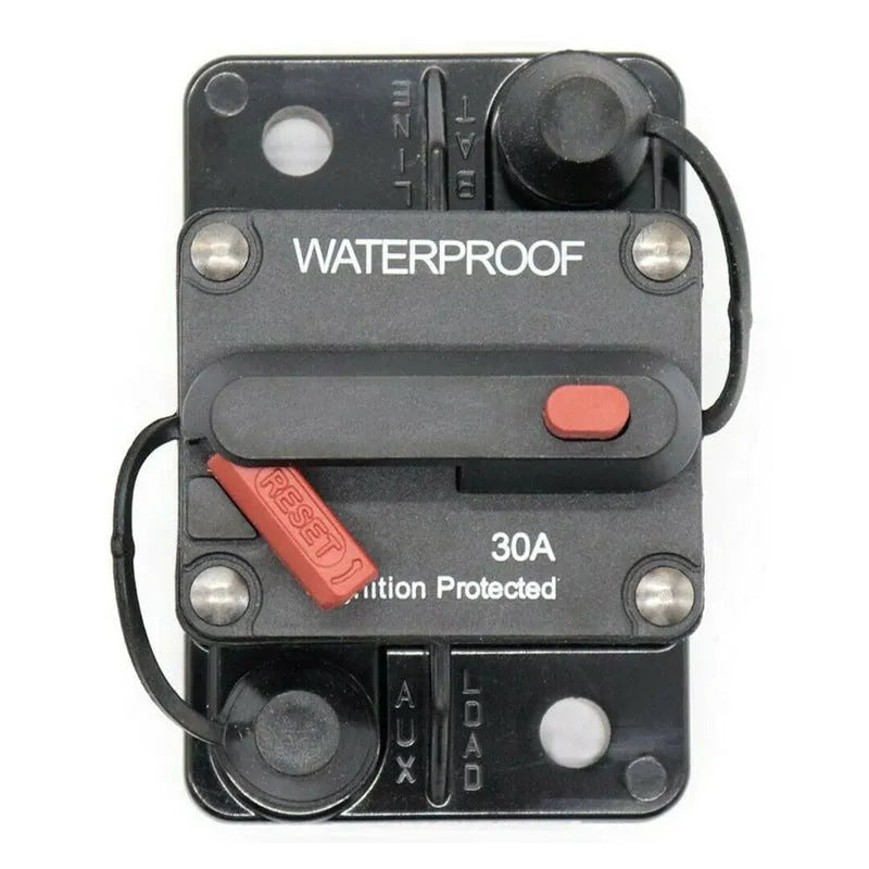 Self-recovery circuit breaker car fuse overload protection manual reset 30A to 300A