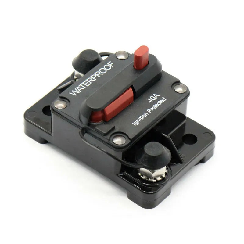 Self-recovery circuit breaker car fuse overload protection manual reset 30A to 300A