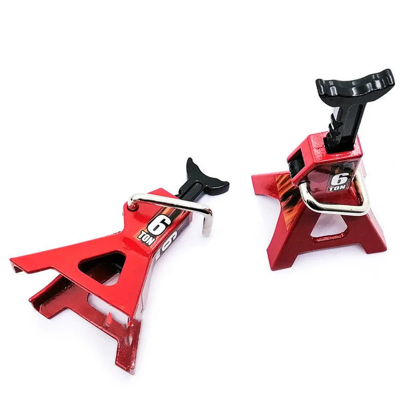 TRX 3T 6T simulation jack with zinc alloy body and adjustable height 73-105mm for climbing model car scene