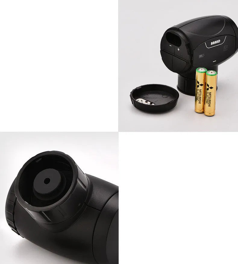Black rechargeable electric vacuum wine stopper with charging cable.