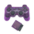 PS2 neutral snowflake key wireless controller in seven colour options showing dimensions and button layout