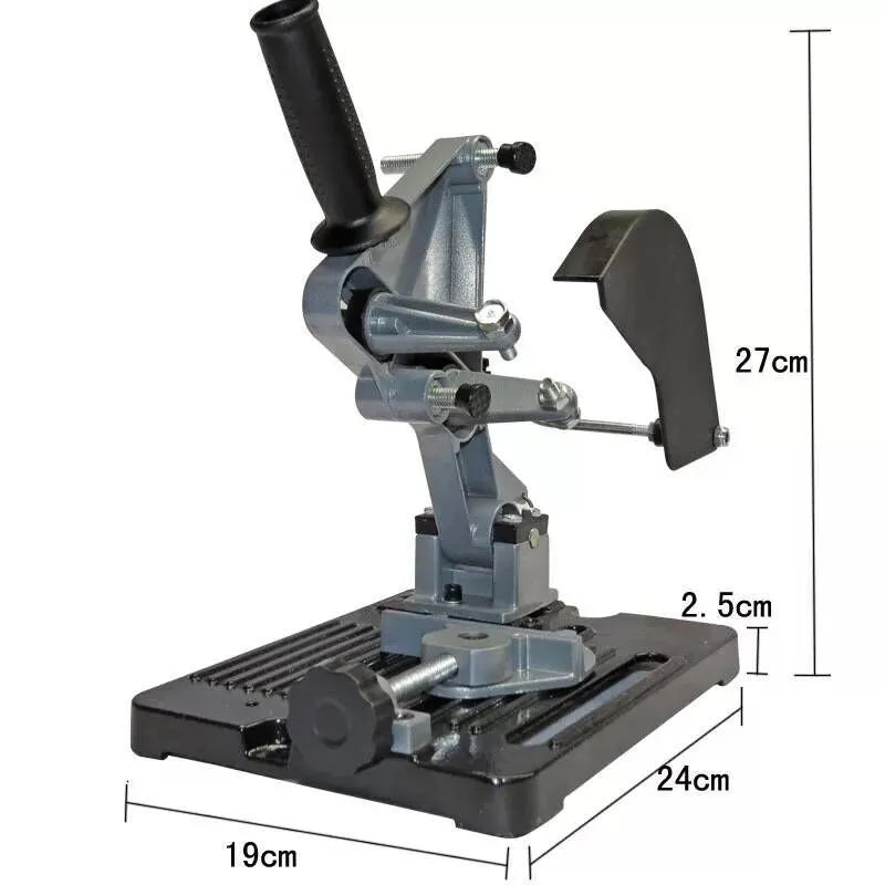 Alloy angle grinder mounting bracket with 125mm length for industrial workshop use