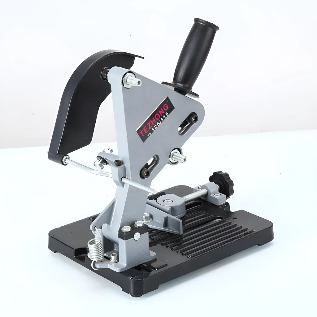 Alloy angle grinder mounting bracket with 125mm length for industrial workshop use