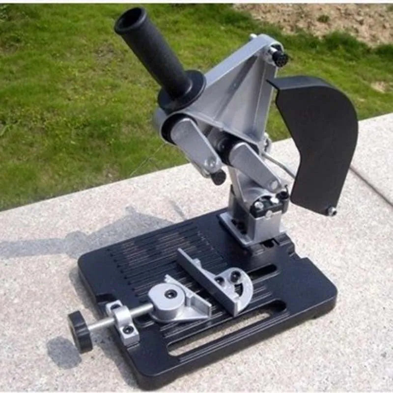 Alloy angle grinder mounting bracket with 125mm length for industrial workshop use