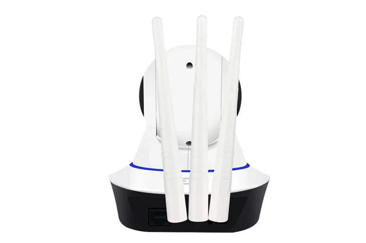 Intelligent rotary head shaker wifi camera with three antennas and night vision for 1080P home monitoring
