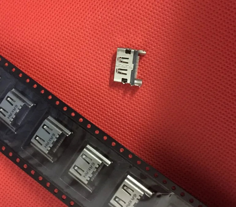 Original brand new PS4 HDMI interface socket V2 version with pure copper pins and plastic housing
