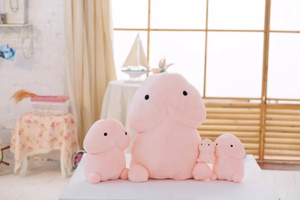Pray For Xiao Ding spoof squeaking plush doll in white, super soft short plush, cartoon cute design, 20cm size