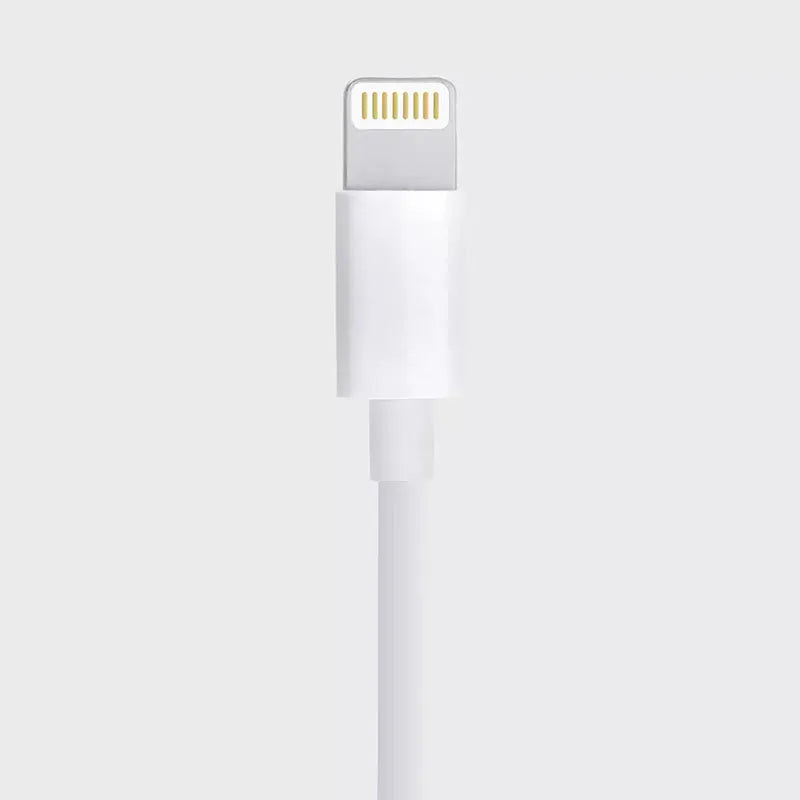 White Purple Rice MFI certified lightning charging cable for iPhone with 1 metre length