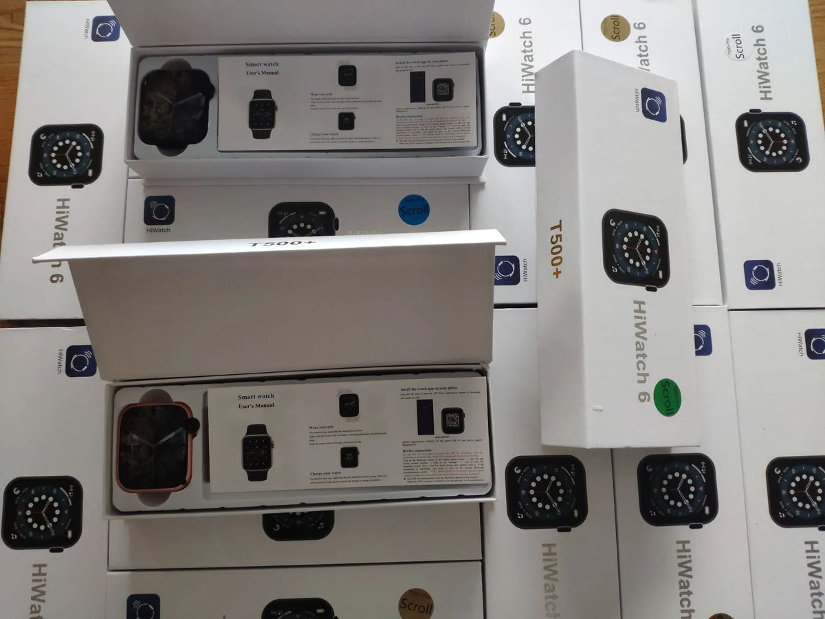 Smart watch with Bluetooth call and touch screen in blue colour