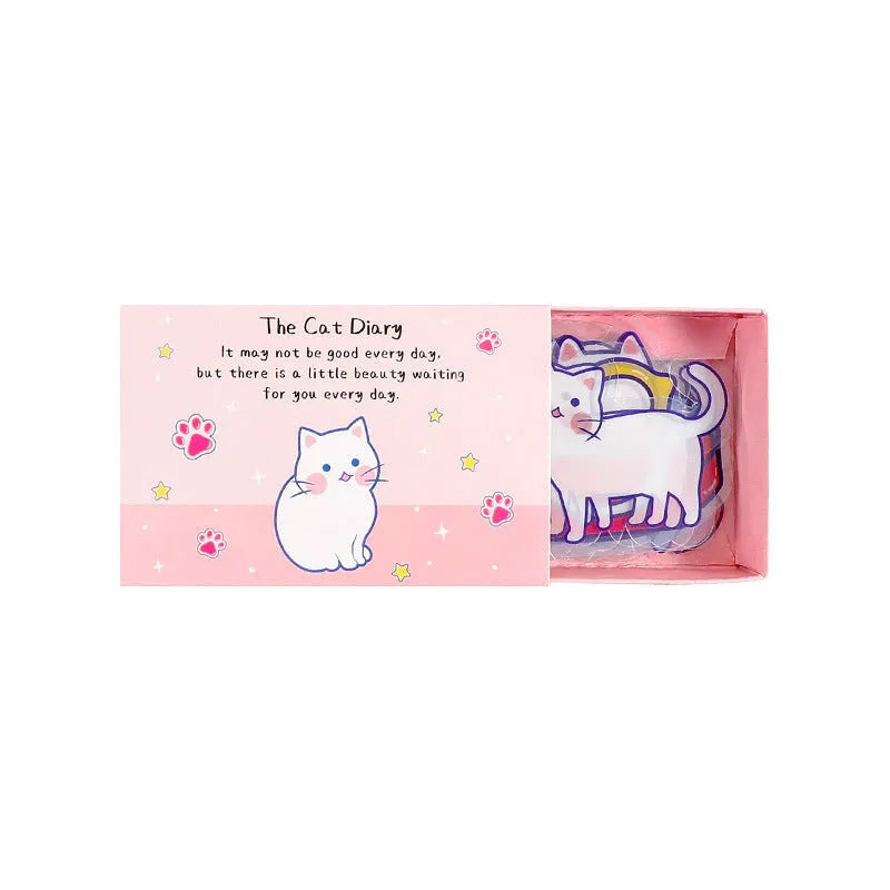 Pack of 20 Korean Ins Wind Box decorative stickers showing Spring Outing Bear, Cute Duck, Liao Mao Ji, and Butter Rabbit designs.
