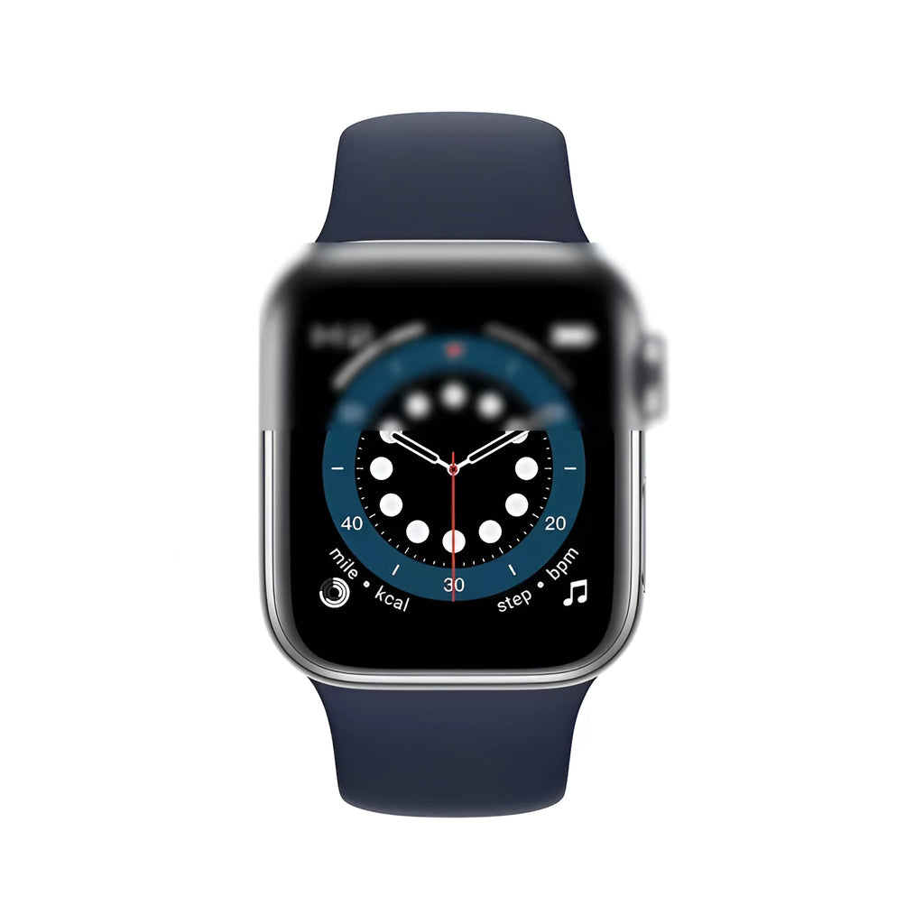 Smart watch with Bluetooth call and touch screen in blue colour