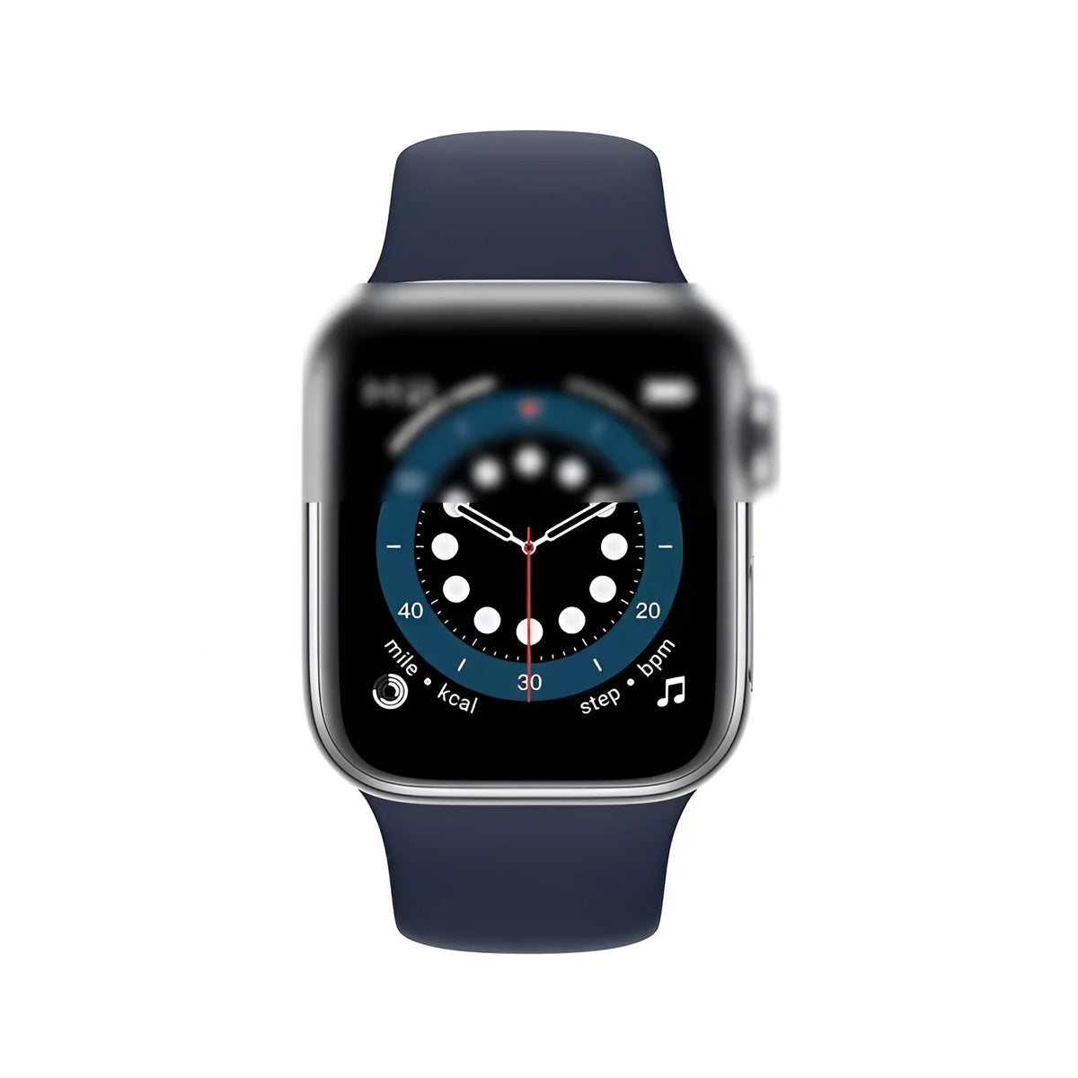 Smart watch with Bluetooth call and touch screen in blue colour