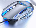 Silver Eagle G3Pro gaming mouse with USB cable and adjustable DPI controls