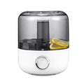 White ultrasonic humidifier with 3L water tank and aromatherapy function for bedroom use