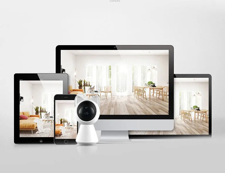 Wireless 1080P PTZ surveillance camera with rotation capability and infrared night vision
