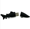 Cartoon shark USB flash drive creative simulation design in blue with PVC shell
