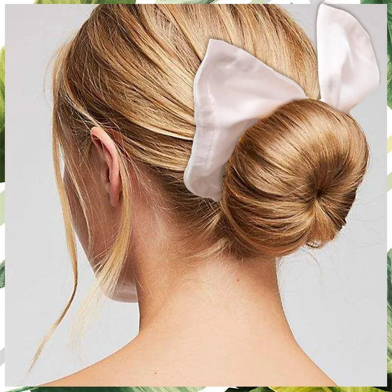 Ladies cotton bowknot headband in retro style, shown in multiple colour options.