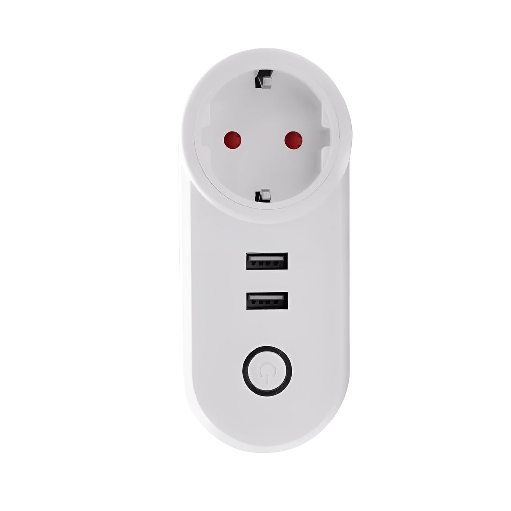 Smart socket model MR-C004 with EU/UK/US plug support and PC flame retardant housing