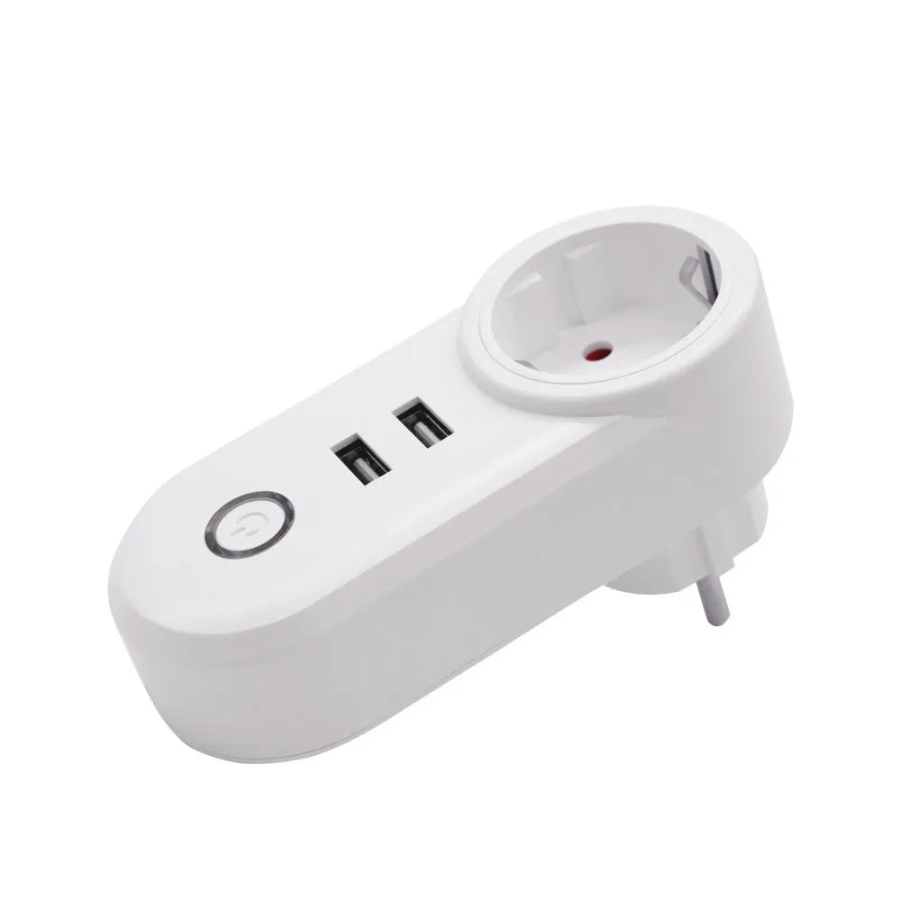 Smart socket model MR-C004 with EU/UK/US plug support and PC flame retardant housing