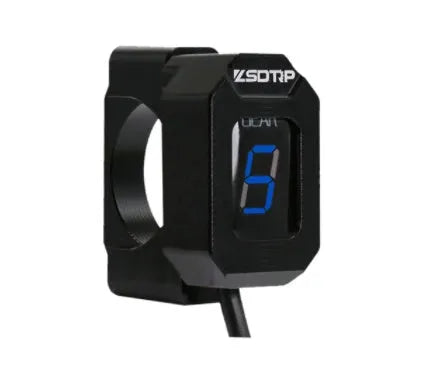Gear position display digital counter with black shell and red LED letters