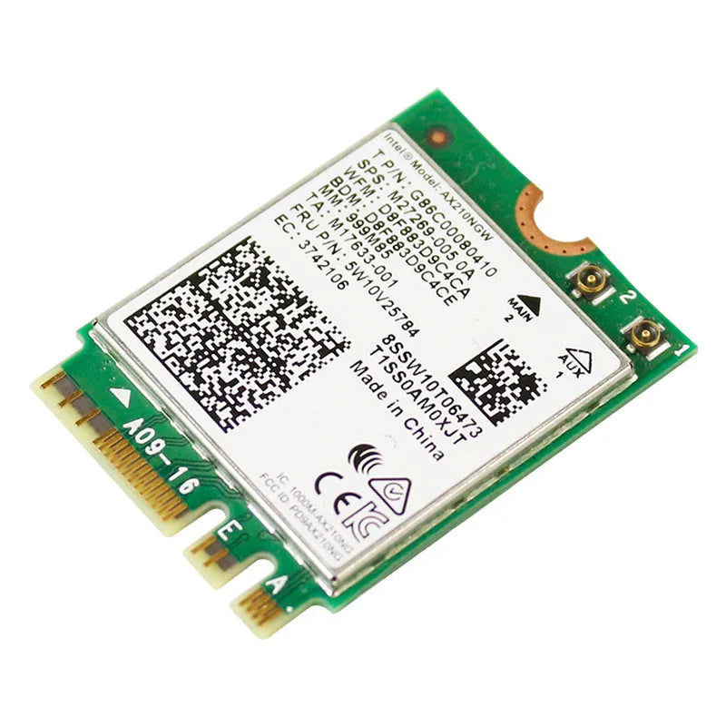 EDUP AX210 Wi-Fi 6E green PCI wireless network card for laptop internal installation
