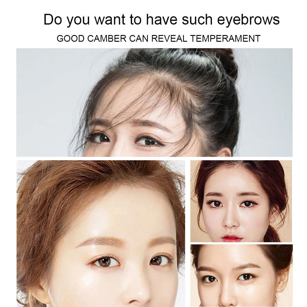 ALVER eyebrow powder seal in coffee colour with arched and willow eyebrow style options