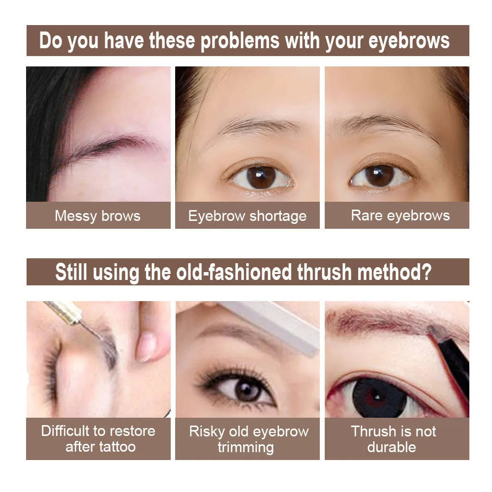 ALVER eyebrow powder seal in coffee colour with arched and willow eyebrow style options