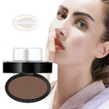 ALVER eyebrow powder seal in coffee colour with arched and willow eyebrow style options