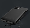 Black ultra-thin TPU soft case wireless back clip battery for iPhone 12 with multi-USB ports