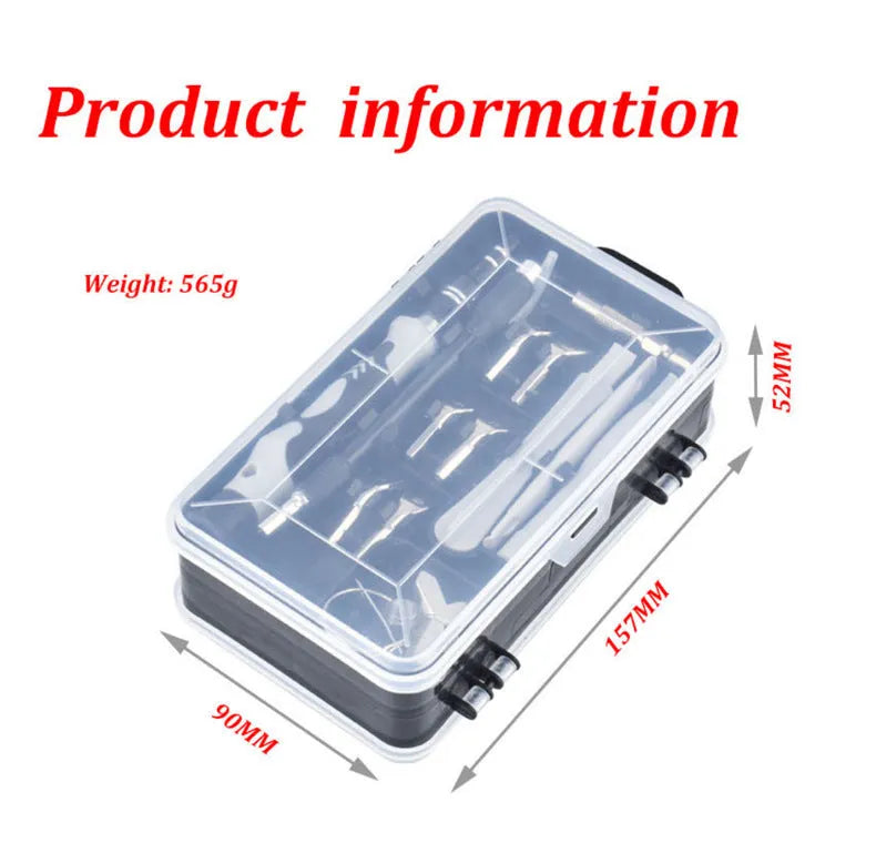 135-in-1 mobile phone and watch repair screwdriver set with S2 steel bits and handle options