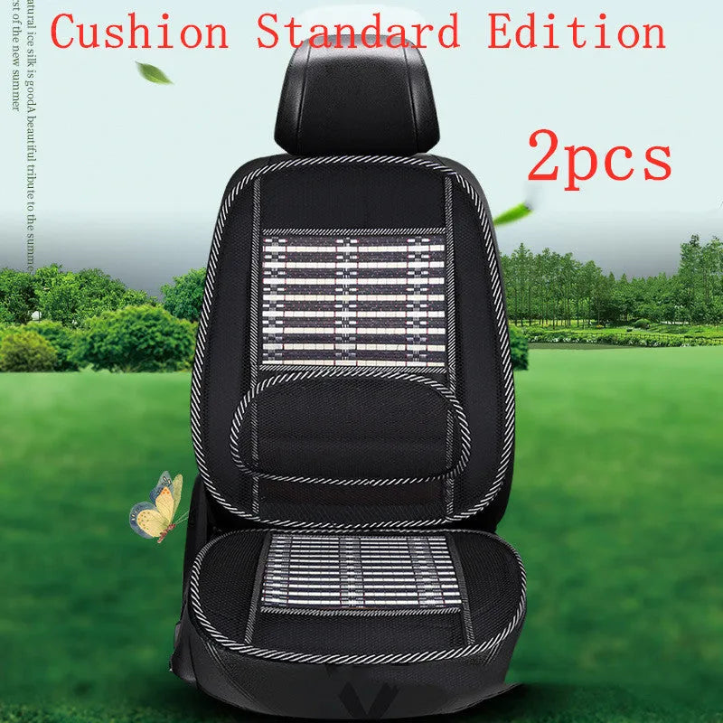 Breathable bamboo silk cool pad seat cushion standard edition with waistband for car seat