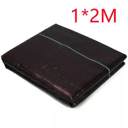 Black PE composite woven weed-proof cloth for farmland and greenhouse weed suppression in multiple sizes