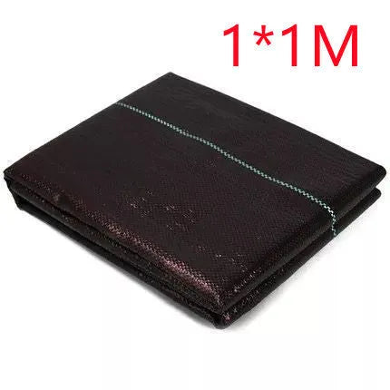 Black PE composite woven weed-proof cloth for farmland and greenhouse weed suppression in multiple sizes