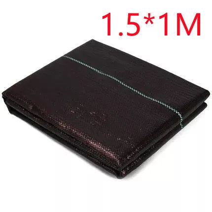 Black PE composite woven weed-proof cloth for farmland and greenhouse weed suppression in multiple sizes