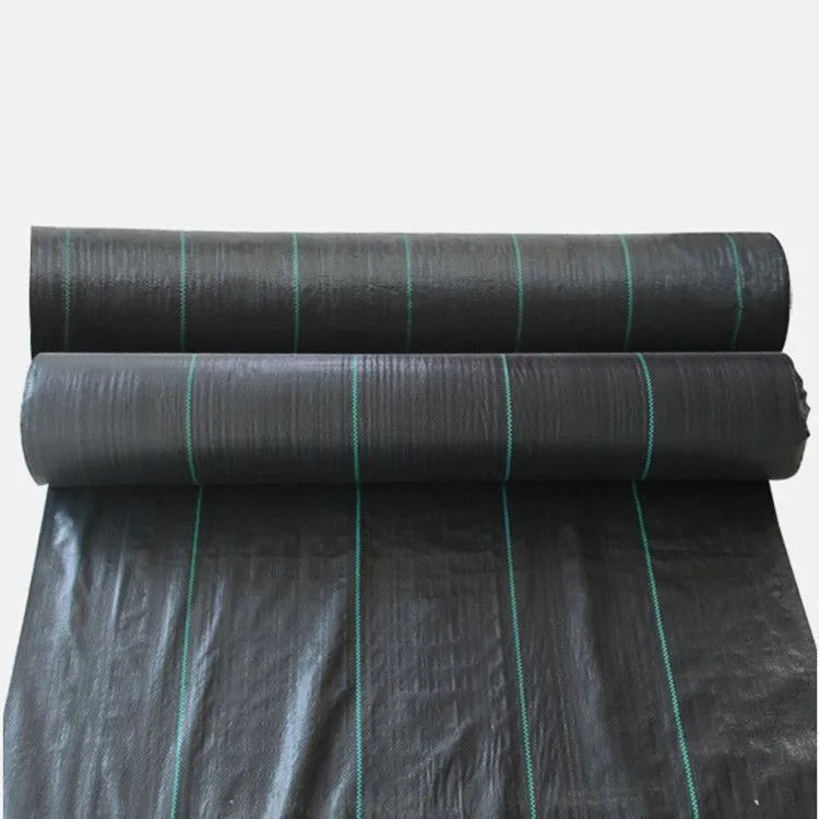 Black PE composite woven weed-proof cloth for farmland and greenhouse weed suppression in multiple sizes