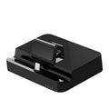 Black USB-C to HDMI mobile phone converter dock for HD video output on a monitor