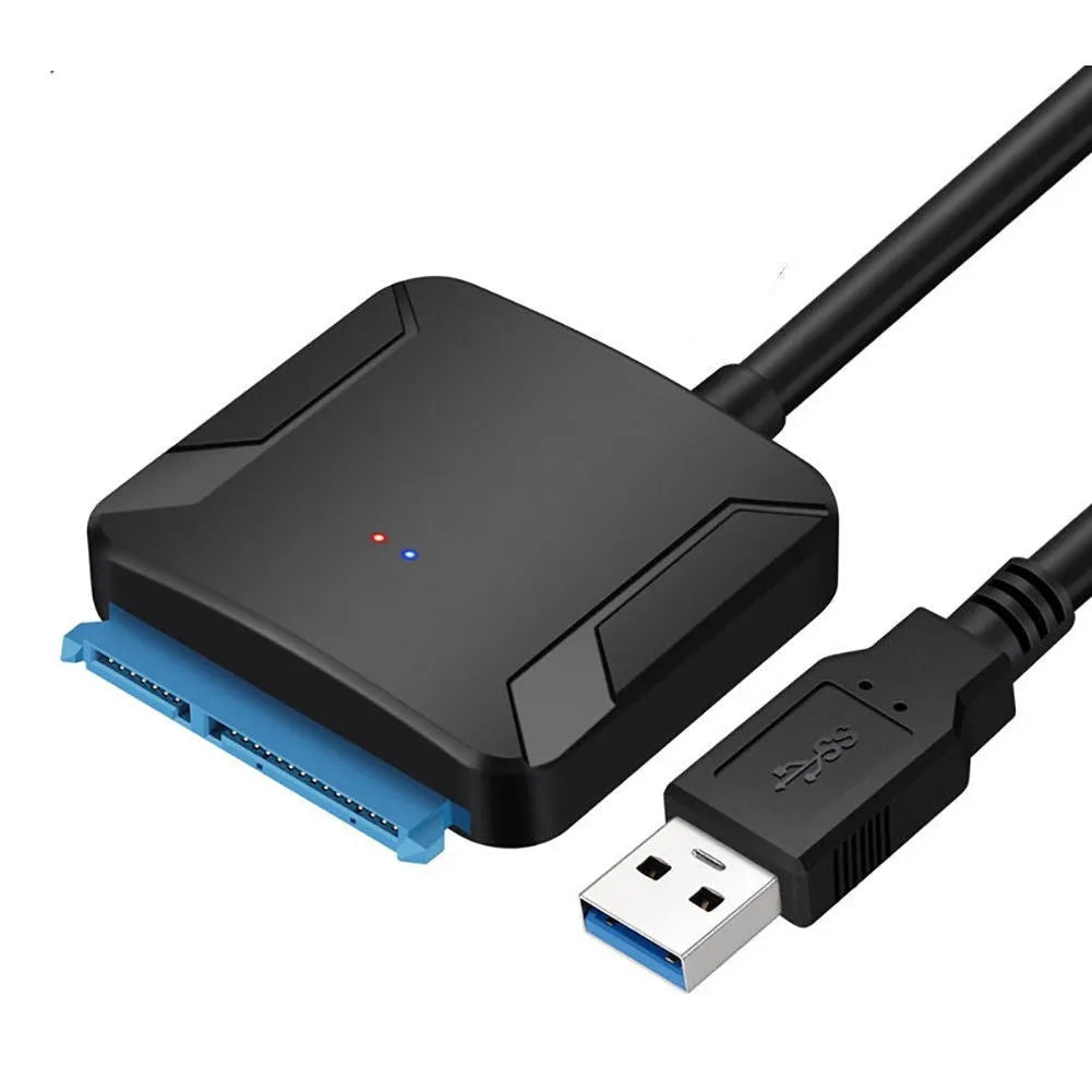 Black Onvian USB 3.0 to SATA adapter cable for connecting internal hard drives to a computer