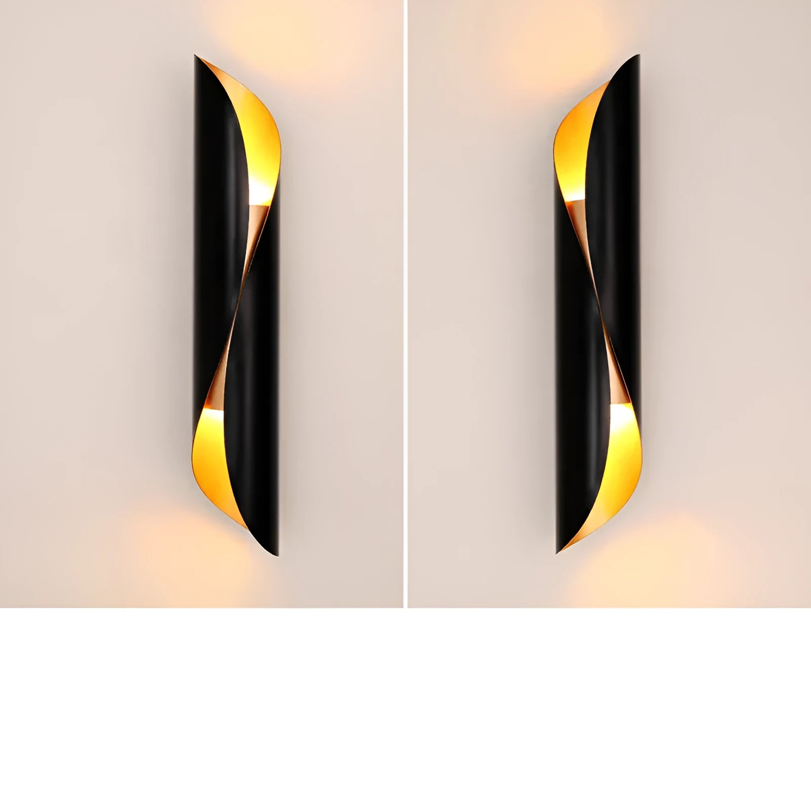 Modern cylindrical wall lamp with iron shade and aluminium body in white colour for living room or hallway
