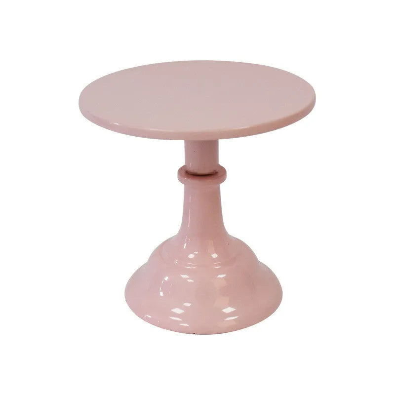 Three-tier black dessert tray with 25cm removable cake stand sections
