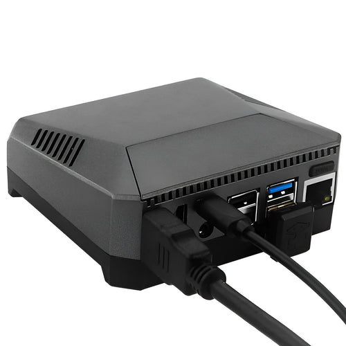 Aluminium cooling case with fan for M.2 SSD hard drive expansion board