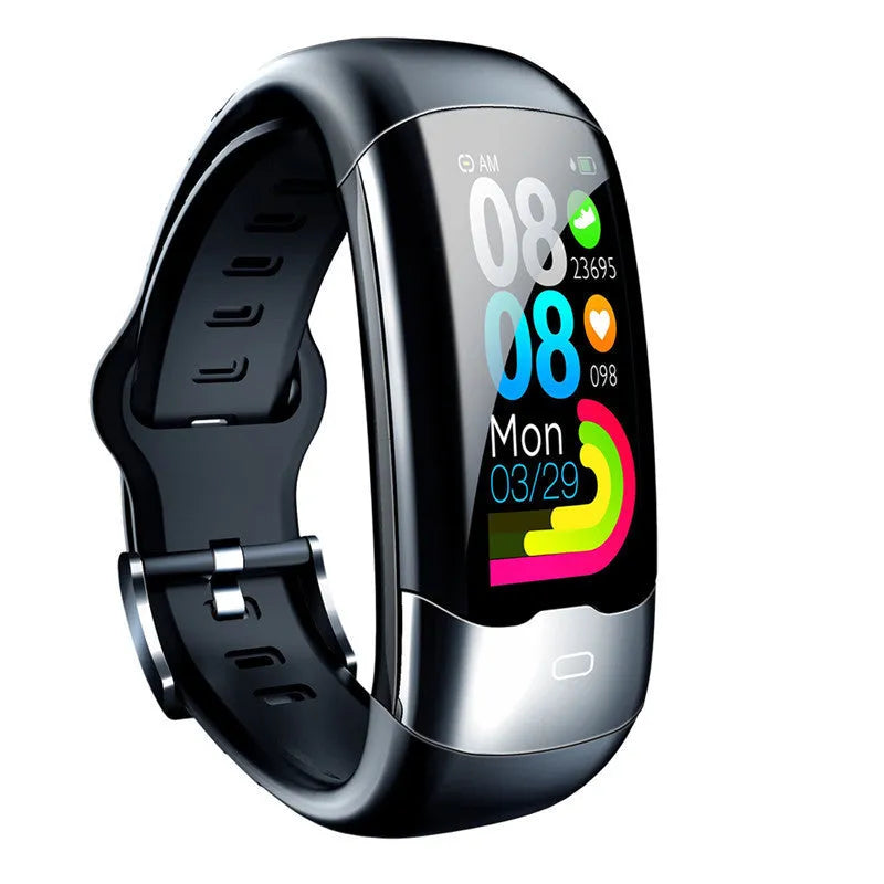 Smart bracelet with heart rate, blood pressure and sleep tracking, 30m waterproof rating